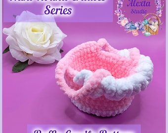 Ruffle Cradle Crochet Pattern PDF | Small Plush Toy | English Pattern | Instant Download