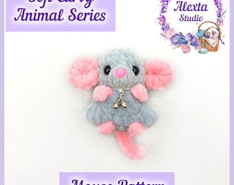 Amigurumi Mouse Crochet Pattern PDF | Small Plush Toy | English Pattern | Instant Download