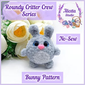 Amigurumi Bunny No Sew Crochet Pattern PDF | Small Plush Toy | English Pattern | Instant Download