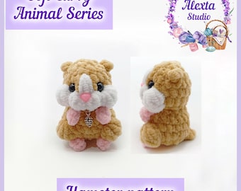 Amigurumi Hamster Crochet Pattern PDF | Small Plush | English Pattern