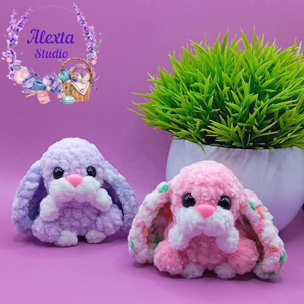 Patron Amigurumi Lapin Patron au crochet PDF | Petite peluche | Motif anglais | Téléchargement instantané