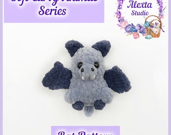 Haakpatroon amigurumi-vleermuis pdf | Kleine knuffel | Engels patroon | Direct downloaden