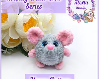Amigurumi Mouse Crochet Pattern PDF | Small Plush Toy | English Pattern | Instant Download
