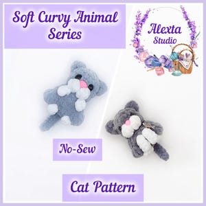 Amigurumi Cat No Sew Crochet Pattern PDF | Small Plush Toy | English Pattern | Instant Download
