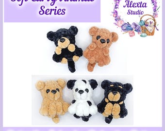 Rottweiler, Labrador, Dalmatian Amigurumi Crochet Pattern PDF | Small Plush Toy | English Pattern | Instant Download