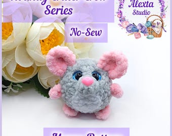 Amigurumi Mouse No Sew Crochet Pattern PDF | Small Plush Toy | English Pattern | Instant Download