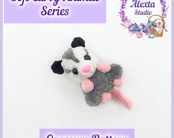 Amigurumi Opossum Crochet Pattern PDF | Small Plush Toy | English Pattern | Instant Download