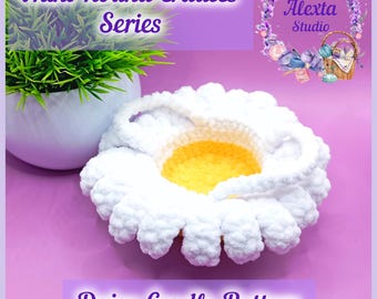 Daisy Cradle Crochet Pattern PDF | Small Plush Toy | English Pattern | Instant Download