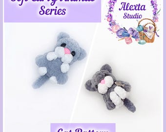 Amigurumi Cat Crochet Pattern PDF | Small Plush Toy | English Pattern | Instant Download