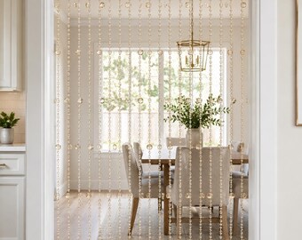 Acrylic Crystal Beaded Curtain Strand, Colorful Doorway Room Divider, Wedding Decor