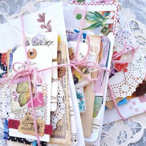 Handgefertigtes Junk-Journal-Ephemera-Set, 10-teilig, Ephemera für Junk Journals, Journal-Etiketten und Verzierungen Bild 18