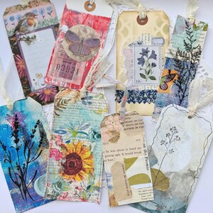 Handgefertigtes Junk-Journal-Ephemera-Set, 10-teilig, Ephemera für Junk Journals, Journal-Etiketten und Verzierungen Bild 13