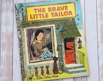 The Brave Little Tailor, Little Golden Book, Vintage children's books