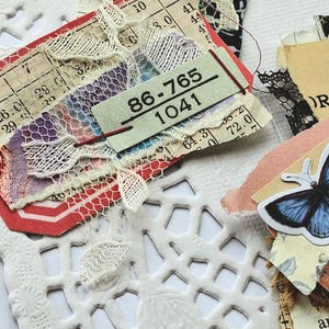 Handgefertigtes Junk-Journal-Ephemera-Set, 10-teilig, Ephemera für Junk Journals, Journal-Etiketten und Verzierungen Bild 15