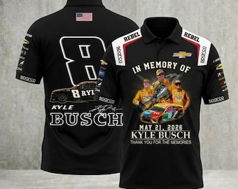Retro Racing Polo Shirt, Vintage Stock Car Motorsport Tee, Grand Prix Fan Apparel, Custom Number 8 Racing Team Jersey, Speed Enthusiast Gift