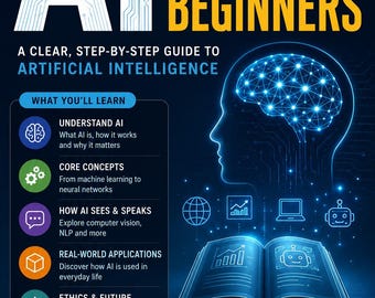 AI for Beginners: The Complete Guide to Artificial Intelligence, Machine Learning, Neural Networks, NLP & Generative AI | Ebook