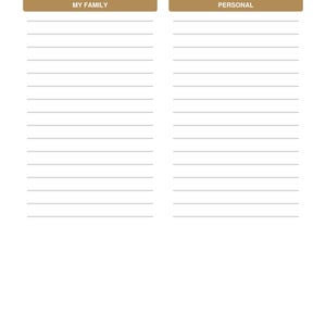 Visions page with lined prompts and neutral headers for goal setting, part of the DASH diet meal plan pdf bundle