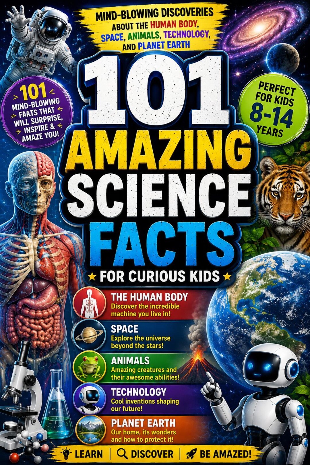 Fact Science 101 Scientific Facts for Curious Kids Ages 8-14 - Etsy