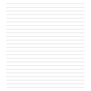 Lined notes page with wide margins and soft beige header, printable planner pages included in DASH diet meal plan pdf