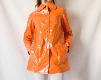 orange vinyl jacket