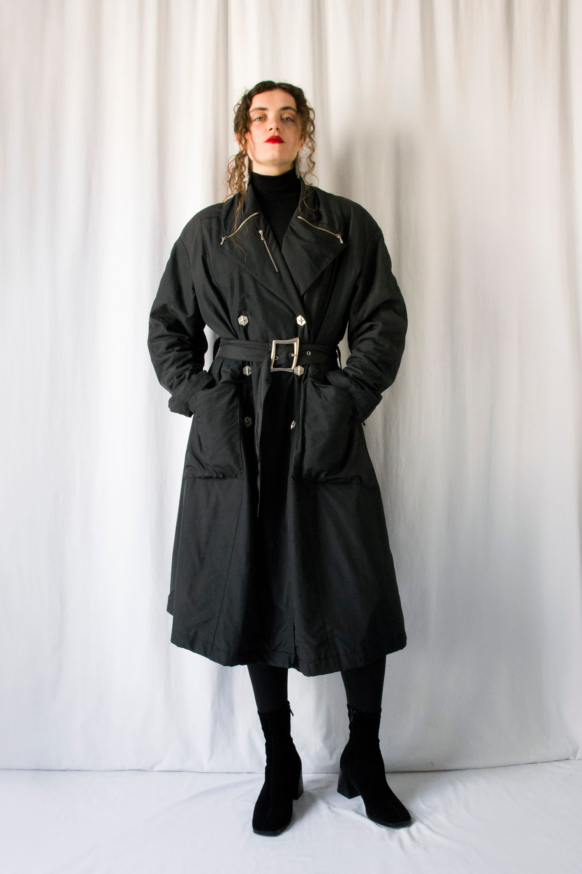 ジャケット・アウター Thierry Mugler asymmetry belted jacket arcadeshops.com-2233517_1024x.