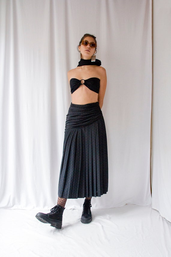 Black skirt 80s hotsell