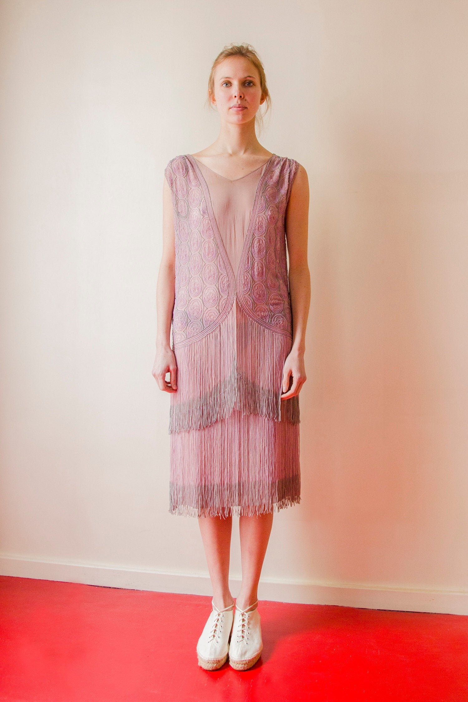 flapper beaded dress