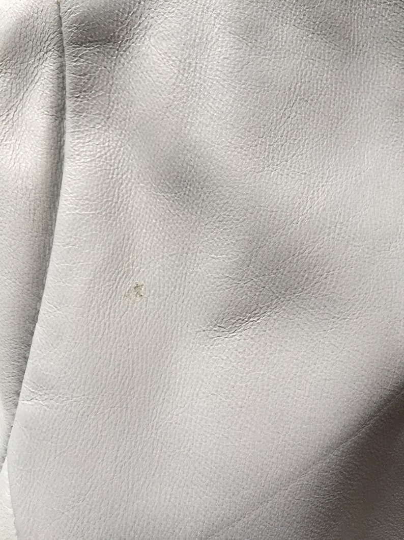 Vintage 1980s Baby Blue Leather Dress With Round Belt Buckle & Etsy