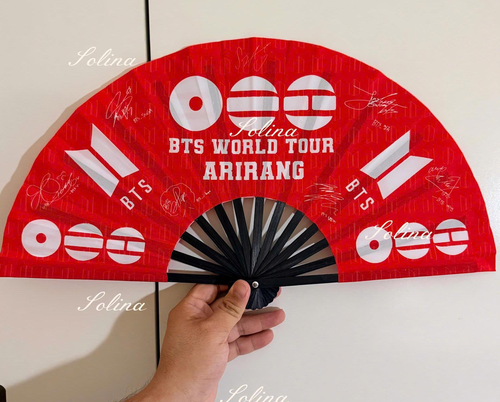 Bts Folding Fan - Etsy