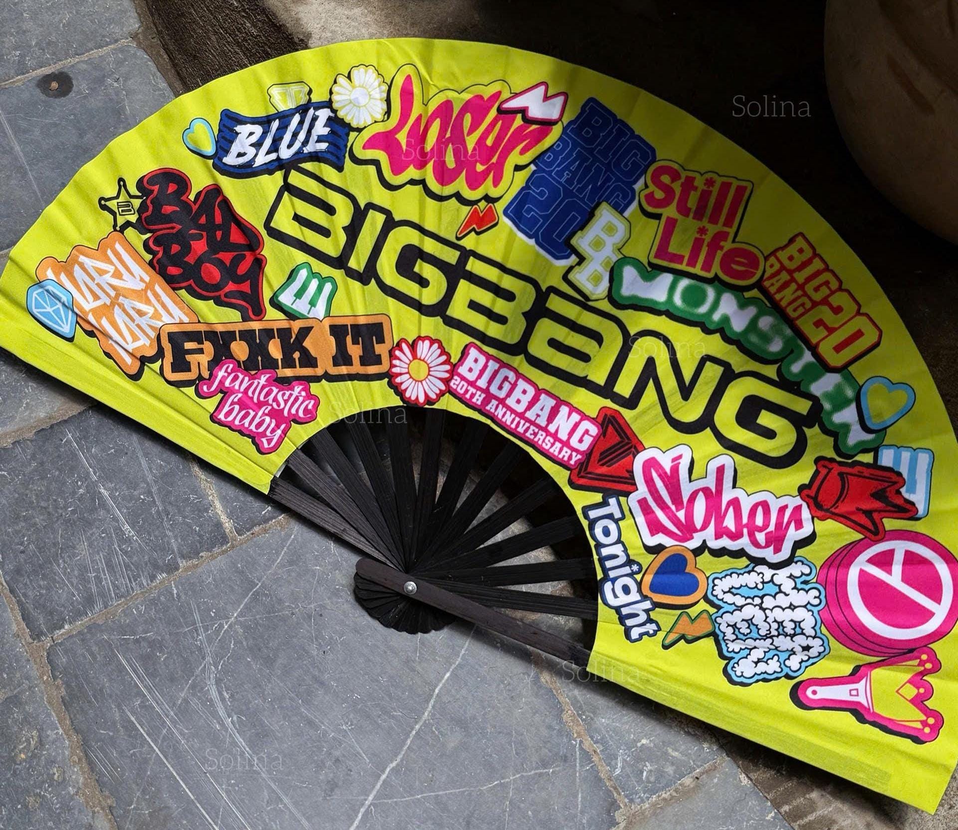 Bigbang Fan Lightstick Handheld Fan | Kpop Idol Photo Concert