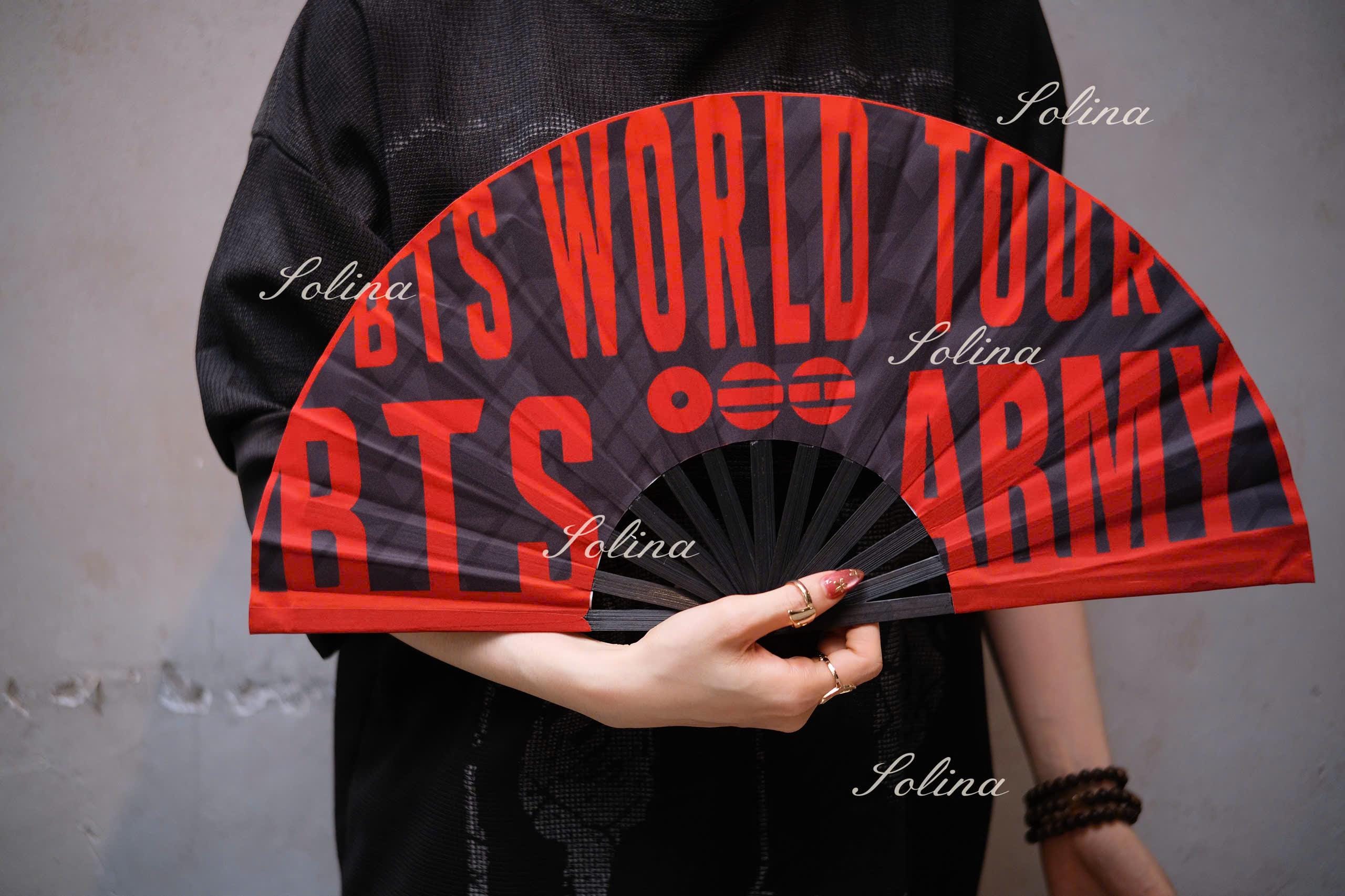 Bts Folding Fan - Etsy