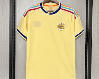 Camiseta de fútbol de visitante de Curaçao 2026: Camiseta unisex de manga corta personalizada