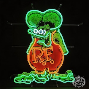 Rat Fink Neon Signs - Etsy
