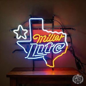 Vintage Miller Lite Sign - Etsy