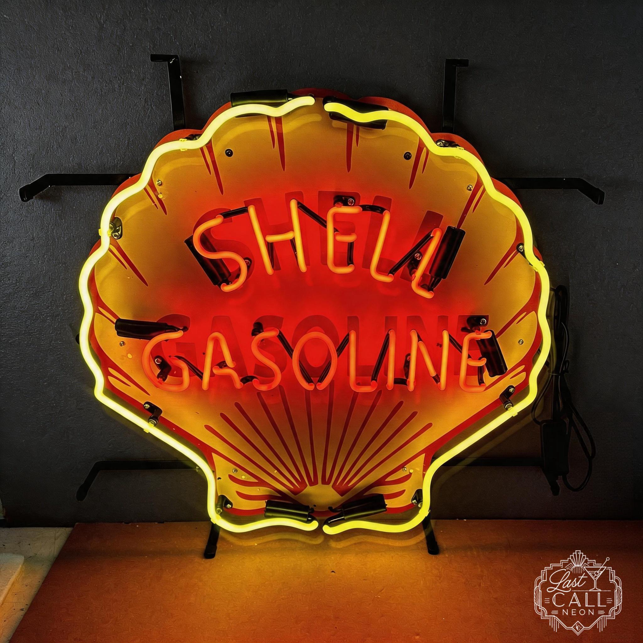 Shell Gas Neon Sign - Etsy