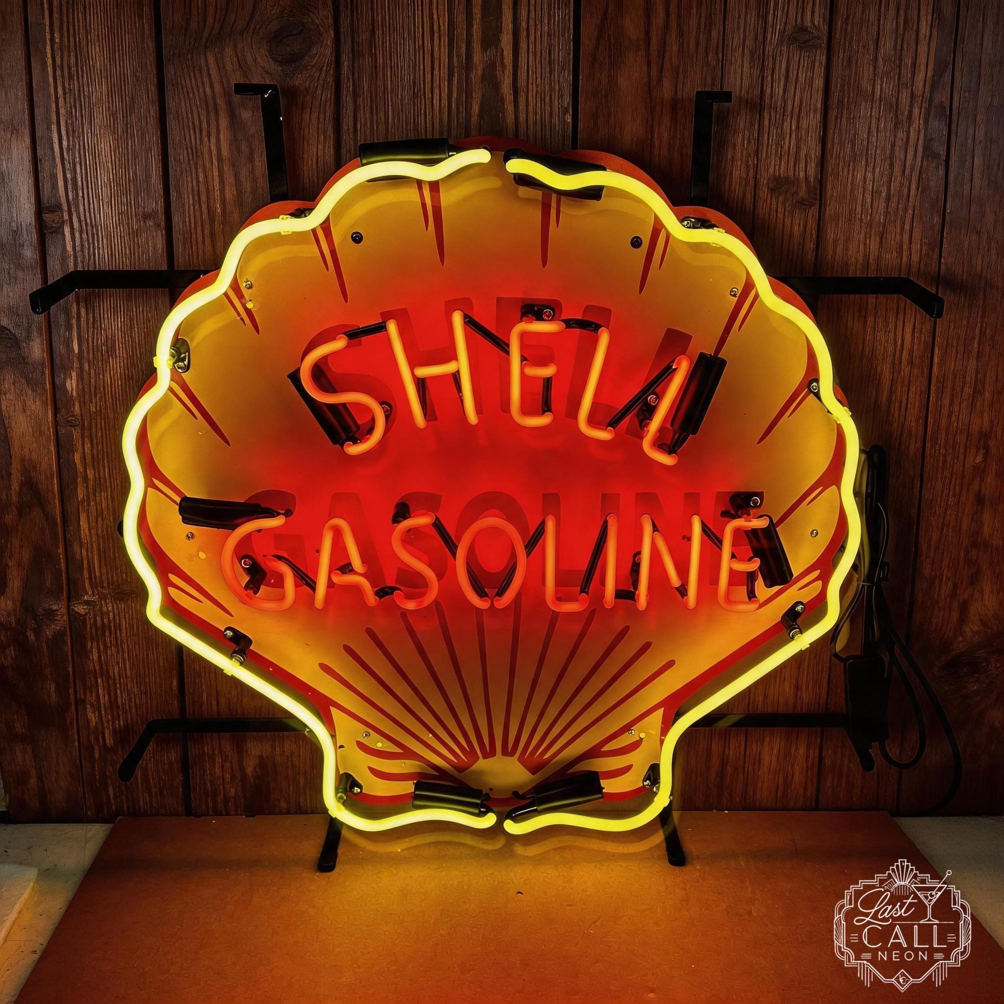 Shell Gas Neon Sign - Etsy