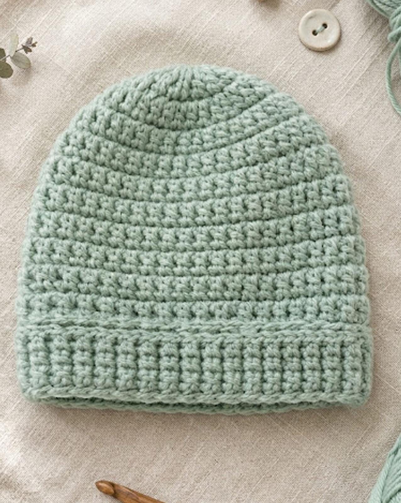 33 Baby Hat Crochet Patterns for Keepsake Gifts, Photo Props, and Everyday Wear 3 Crochet Baby Beanie Pattern 0-3 Months Easy Newborn Hat