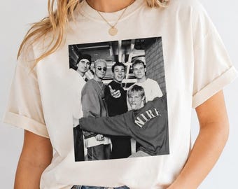 Backstreet Boys T-Shirt, Backstreet Boys T-Shirt women ,Retro 90s Band Tee, Pop Music Fan Gift, Nostalgia Tour Merch