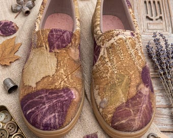 Ecoprint Slip On Shoes