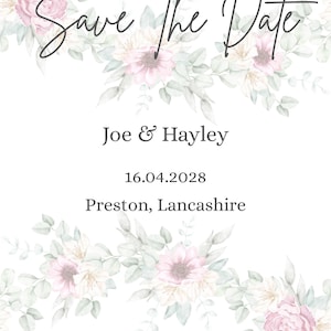 Save The Date Digital Download