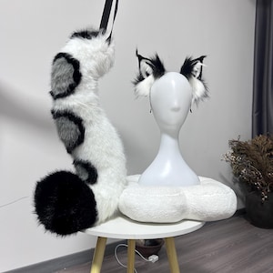 Lynx ears headband,  Animal Ears & Tail Set | Handmade Cosplay Costume Accessory for Furr, Handmade Lynx nekomimi, kemonomimi