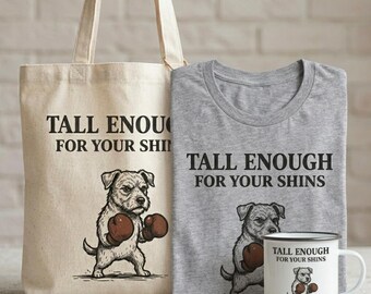 Tall Enough For Your Shins PNG: Funny Boxing Bunny PNG Motivational Quote png Sarcastic Rabbit Clipart (Digital Download)