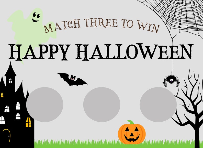 Halloween announcement Halloween Pregnancy Announcement Scratch-Off Cards Halloween pregnancy announcement ideas haunted house card