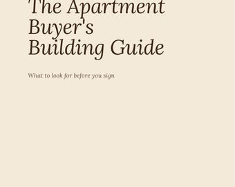Guía para compradores de apartamentos en Australia y lista de verificación de inspección / Manual de defectos de construcción previo a la compra (PDF)
