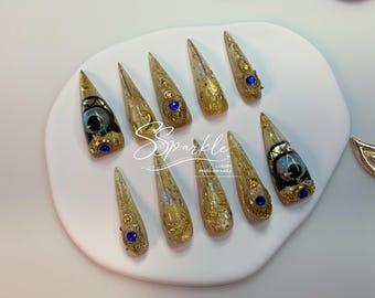 Whimsy After Dark | Cipher Honkai: Star Rail Inspired Claw Press-on Nail