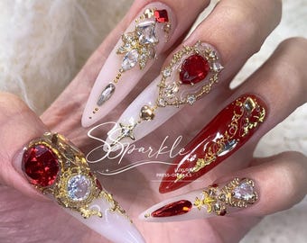 Scarlet Princess Press-on Nails