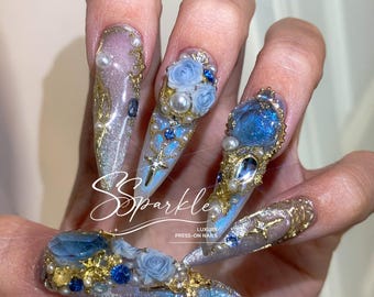 Midnight Rendezvous Press-on Nails