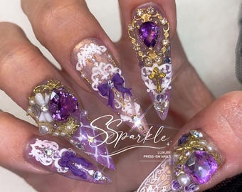 Baroque Serenade Press-on Nails