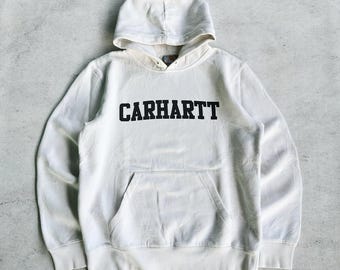 Carhartt Ash Grey Printed Reworked Pullover 2026 Heren Dames Hoodie