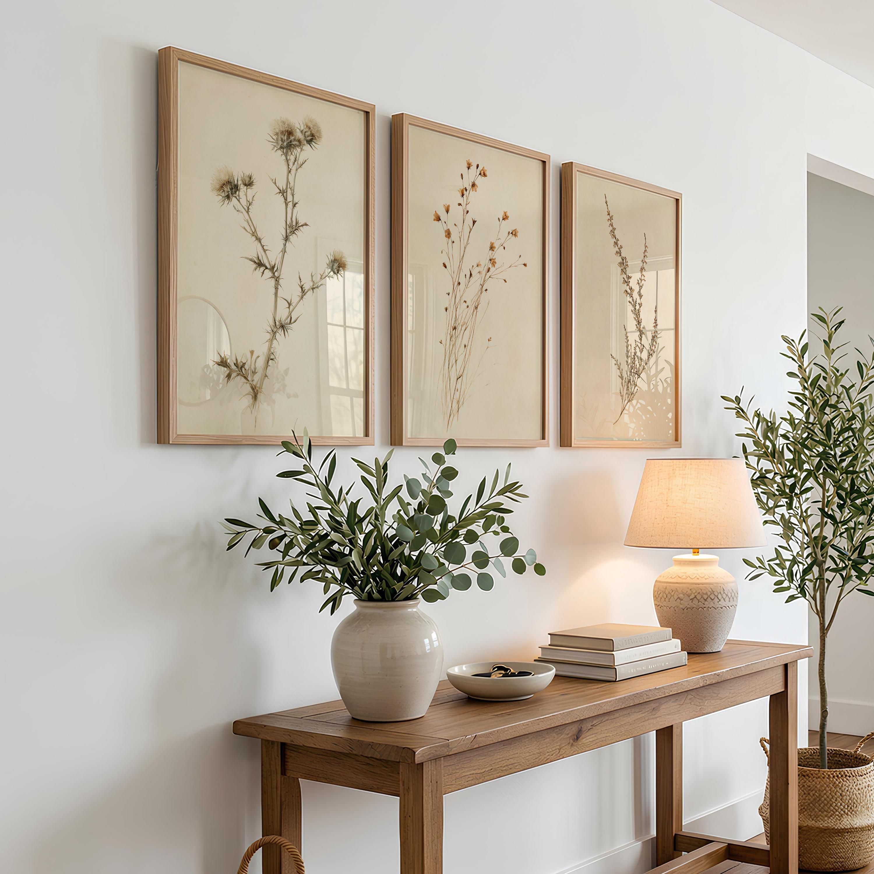 Gold Frame Botanical Print - Etsy